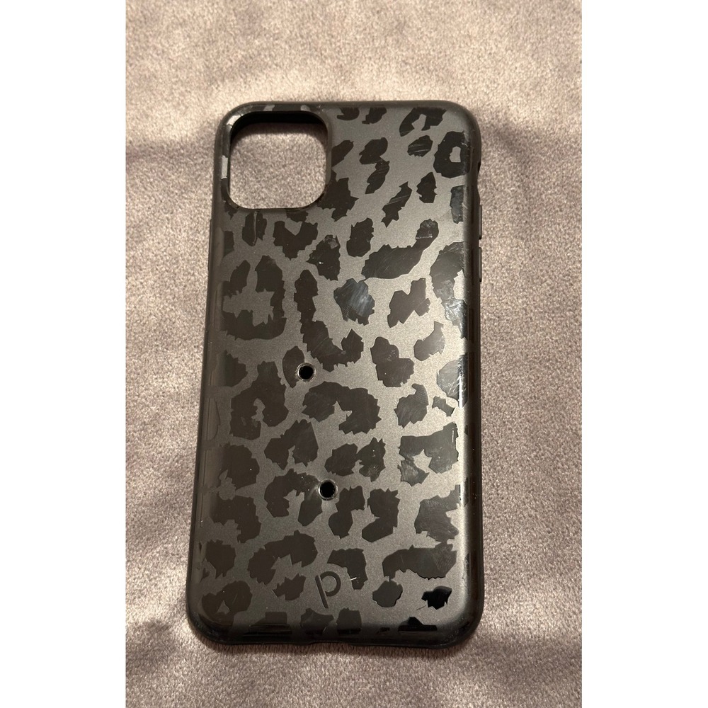 Loopy Case iPhone 12 Pro Max Black Leopard Print Compostable Case